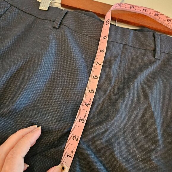 Hugo Boss Men's Size 40 Slim Fit Wool Woven Navy Huge6 Genius 5 - Picture 13 of 14